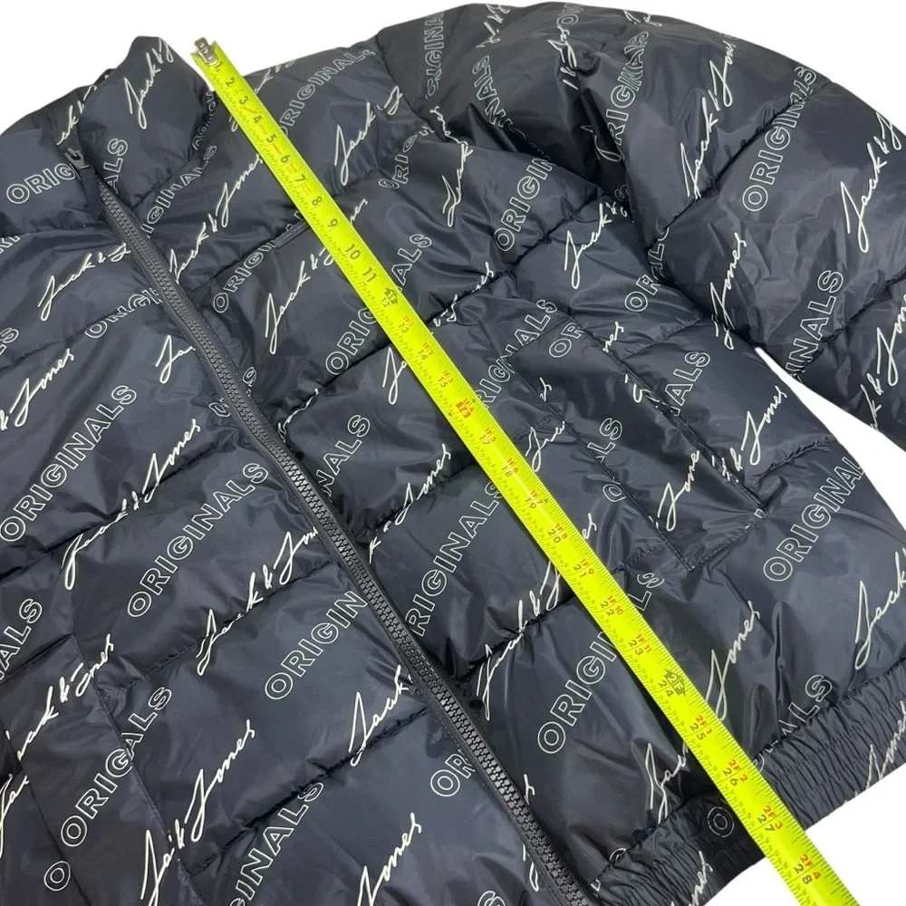 Jack & Jones Originals Printed Logo Puffer Jacket